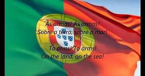 Portuguese National Anthem - "A Portuguesa" (PT/EN)