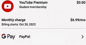 How To Get YouTube Premium For $6.99 A Month | Student Membership Price YouTube Premium
