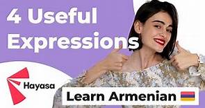 Armenian words and expressions that you should know - 🇦🇲 🗣Learn Armenian Language for Beginners