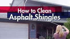 How to Clean Asphalt Shingles with 30 SECONDS Outdoor Cleaner