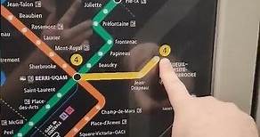 New Montréal Métro map for 2023!