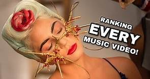 Lady Gaga - Ranking EVERY Music Video! (2020)