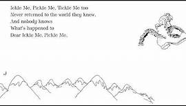 Shel Silverstein: 'Ickle Me, Pickle Me, Tickle Me Too' from Where the Sidewalk Ends
