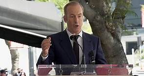 Bob Odenkirk Speech at his Hollywood Walk of Fame Star Ceremony