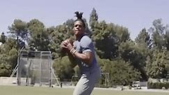 Cam Newton throws passes to OBJ at UCLA