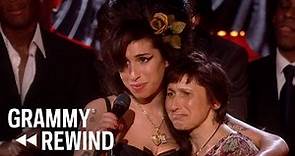 Watch Amy Winehouse Win Record Of The Year For "Rehab" In 2008 | GRAMMY Rewind