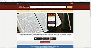 Bible Gateway | Bible in Audio & Text Format | Read Bible | Listen Bible