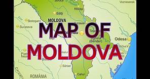 MAP OF MOLDOVA