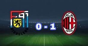 F91 Dudelange vs Milán | 0 - 1 | Europa League | Resumen y Goles