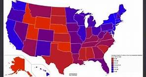 Red State, Blue State, is America actually Purple - the Power of Maps