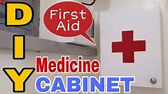 DIY Medicine Cabinet | How to Make First Aid Kit | Paano Gumawa ng Medicine Cabinet |