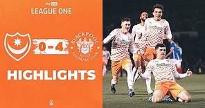 Highlights | Portsmouth v Blackpool