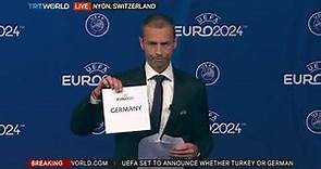 Germany named host nation of Euro 2024