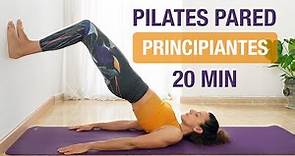 Pilates Pared para PRINCIPIANTES (20 min) - Rutina de pilates exprés para fortalecer todo el cuerpo