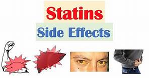 Statin Side Effects | Atorvastatin, Rosuvastatin, Simvastatin Side Effects & Why They Occur