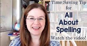 A Time Saving Tip for Using All About Spelling in Your Homeschool!