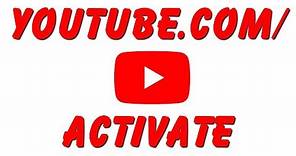 YouTube.com/activate