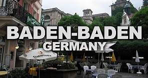 Baden-Baden, a Spa Town at the Edge of the Black Forest in Germany
