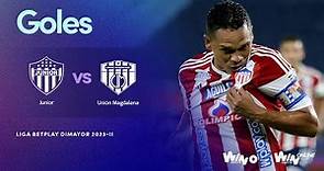 Junior vs. Unión Magdalena (goles) | Liga BetPlay Dimayor 2023-2 | Fecha 10