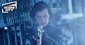 Resident Evil Retribution: Jill and Alice vs. Rain Fight Scene (HD Clip)