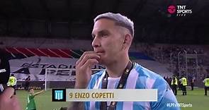 Enzo Copetti Boca - Racing. Trofeo de Campeones 2022.