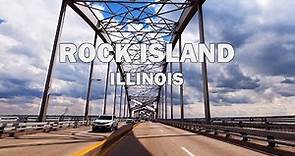 Rock Island, Illinois (Quad Citeis) - Driving Tour 4K