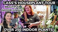 Cass's Indoor Jungle! 250 Houseplant Tour Entire Plant Collection -Beautiful Rare Plants!