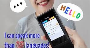 117 Language AI translator device - Unboxing and Feature Overview