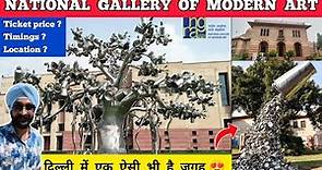 National gallery of modern art delhi vlog ticket price + tour NGMA delhi museum national art gallery