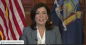 Governor Hochul makes a budget announcement