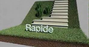 Modulesca gradino modulare e scala regolabile da giardino.