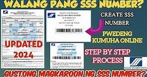Paano Kumuha ng SSS NUMBER ONLINE 2024 | How to Get SSS Number Online | SSS ONLINE REGISTRATION 2024