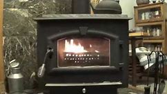 Burning Pellets in a Wood Stove with an Ammo Can
