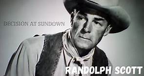 "Decision at Sundown" movie REVIEW Randolph Scott