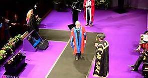 UK's oldest university student after being awarded his second PhD aged 95