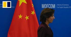 Gina Raimondo says stable economic ties key to US-China relations