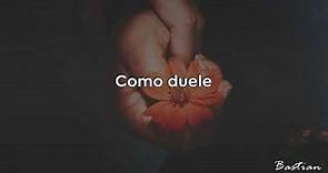 Luis Miguel - Como Duele (Letra) ♡