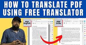 How to Translate PDF in any Language using Free Online PDF Translator