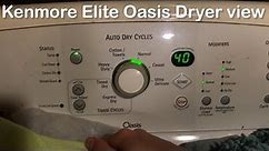Kenmore Oasis Dryer (Overview)