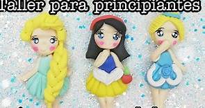 MUÑECAS DE PORCELANA paso a paso - 6 diseños Princesas Disney