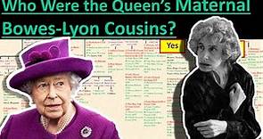 Queen Elizabeth II’s Maternal First Cousins Explained- The Bowes-Lyon Family Tree
