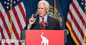 Mike Pence: Hecklers brand ex-VP 'traitor' at conservative conference