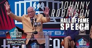 Johnny Robinson FULL Hall of Fame Speech | 2019 Pro Football Hall of Fame | NFL