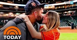 Astros Pitcher José Urquidy Steps Up To The Plate For Gender Reveal