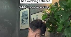 Imagine 'Yellow' by Coldplay as a Wedding Entrance!!