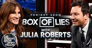 Box of Lies with Julia Roberts | The Tonight Show Starring Jimmy Fallon