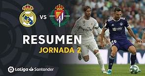Resumen de Real Madrid vs Real Valladolid (1-1)