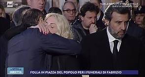 I funerali, l'ultimo saluto a Fabrizio Frizzi - La Vita in Diretta 28/03/2018