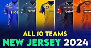 IPL 2024 - All 10 Teams New Jersey Ft. RCB , CSK , MI , KKR , GT Changes | MY Cricket Production