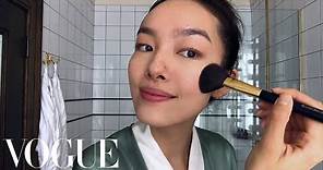 Model Fei Fei Sun Perform Skin-Care Magic | Beauty Secrets | Vogue